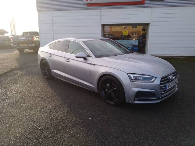 Audi A5 2.0 TDI Quattro S Line 5dr S Tronic Hatchback Diesel SILVER