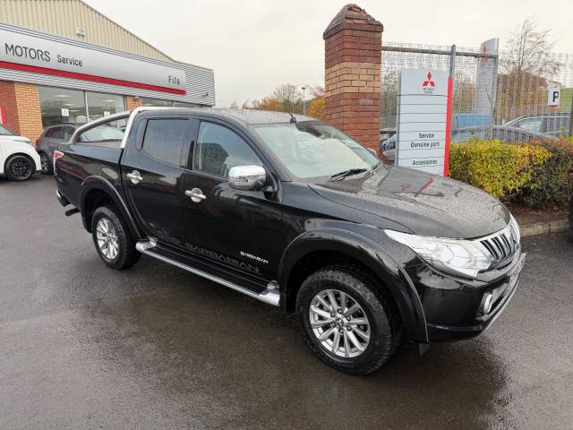 Mitsubishi L200 2.4 Double Cab DI-D 178 Barbarian 4WD Auto Pick Up Diesel BLACK