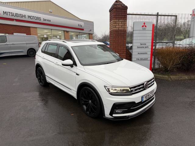 Volkswagen Tiguan 2.0 TDi 150 4Motion R-Line Tech 5dr DSG Estate Diesel WHITE